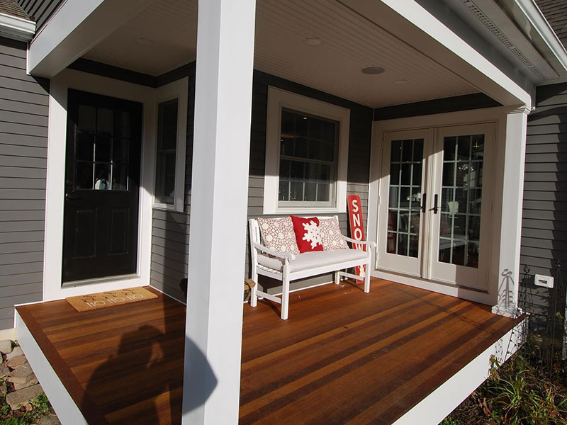 Beautiful front porch Construction in Moorestown NJ