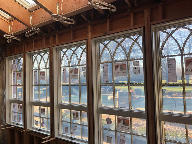 Window and door installation project in Moorestown, NJ